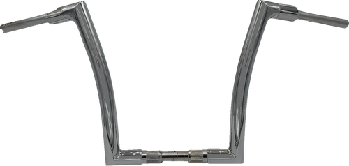 FAT BAGGERS INC. 618014 1-1/2" EZ Install Flat Top Handlebar - 14" - Chrome - 14" Chrome