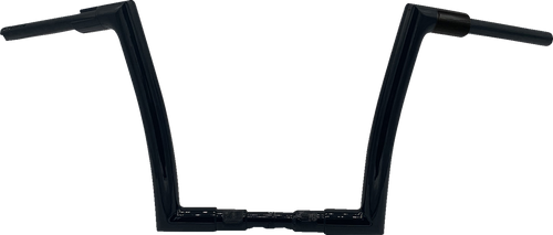 FAT BAGGERS INC. 618012-B 1-1/2" EZ Install Flat Top Handlebar - 12" - Black - 12" Black