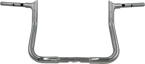 FAT BAGGERS INC. 945011 1-1/4" EZ Install Pointed Top Handlebar - 11" - Chrome - 11" Chrome