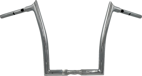 FAT BAGGERS INC. 948014 1-1/4" EZ Install Pointed Top Handlebar - 14" - Chrome - 14" Chrome