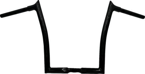 FAT BAGGERS INC. 948014-B 1-1/4" EZ Install Pointed Top Handlebar - 14" - Black - 14" Black