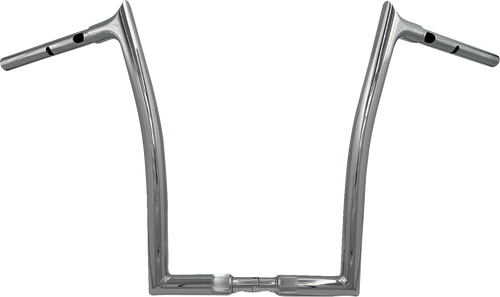FAT BAGGERS INC. 948016 1-1/4" EZ Install Pointed Top Handlebar - 16" - Chrome - 16" Chrome