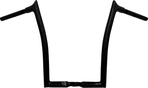 FAT BAGGERS INC. 948016-B 1-1/4" EZ Install Pointed Top Handlebar - 16" - Black - 16" Black