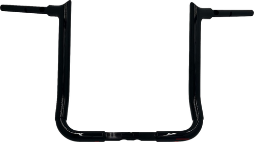FAT BAGGERS INC. 845016-B 1-1/2" EZ Install Pointed Top Handlebar - 16" - Black - 16" Black