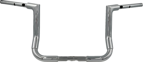 FAT BAGGERS INC. 645012 1-1/2" EZ Install Flat Top Handlebar - 12" - Chrome - 12" Chrome