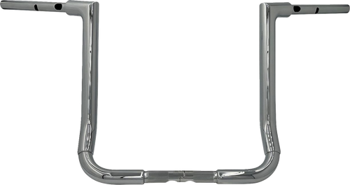 FAT BAGGERS INC. 645016 1-1/2" EZ Install Flat Top Handlebar - 16" - Chrome - 16" Chrome