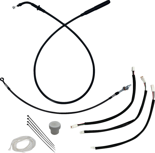FAT BAGGERS INC. 149012-B EZ Install Kit - +4" - FLHX/SE - Black - +4" FLHX/SE Black