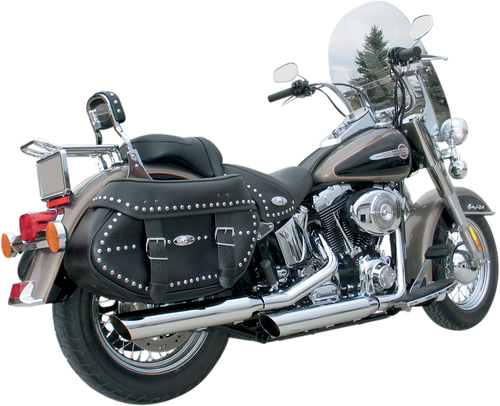 KHROME WERKS 202355 3" HP-Plus® Slip-On Mufflers - Slanted