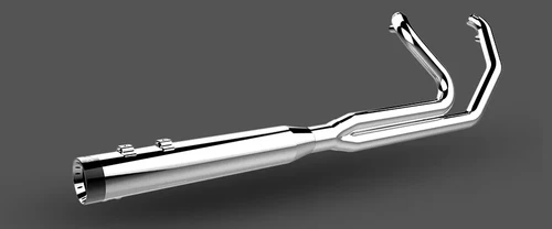 Open Box KHROME WERKS 200780 Chrome 2:1 Outlaw Exhaust System 09-16 fl touring