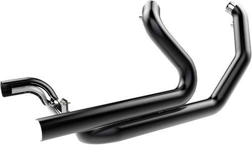 Open Box KHROME WERKS 200860 Black 2 Into 2 Crossover Headers EXHUAST 09-16 FL