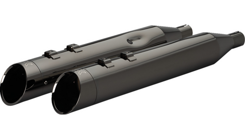 Open Box Khrome Werks 4.5" Eclipse HP-Plus Slip-On Mufflers Edge Tip M8 FL 17-25