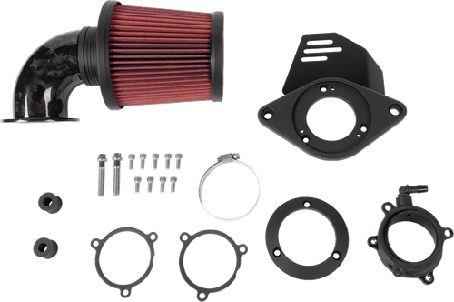 VANCE & HINES 41125 VO2 Falcon XL Air Intake Kit - Forged Carbon Fiber
