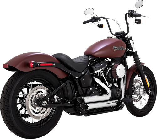 VANCE & HINES 17333 Shortshots Staggered Exhaust System - Chrome