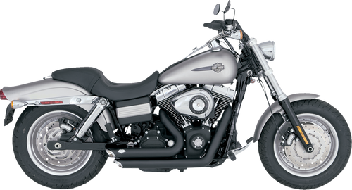 VANCE & HINES 47317 Shortshots Staggered Exhaust System - Matte Black