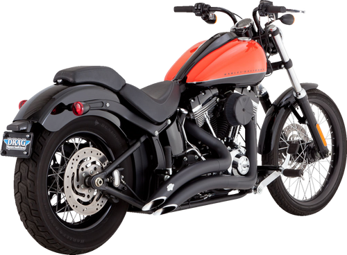 VANCE & HINES 46079 2-into-2 Big Radius Exhaust System - Matte Black