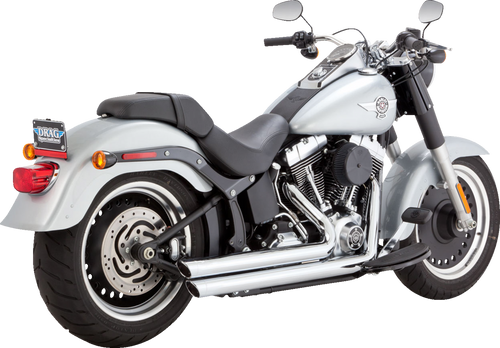 VANCE & HINES 17959 Big Shots Staggered Exhaust System - Chrome
