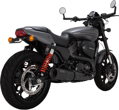 VANCE & HINES 47943 Hi-Output Slip-On Muffler - Black - XG500/750/750A - Black XG500/750/750A