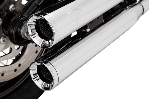 VANCE & HINES 16312 Eliminator 300 Slip-On Mufflers - Chrome
