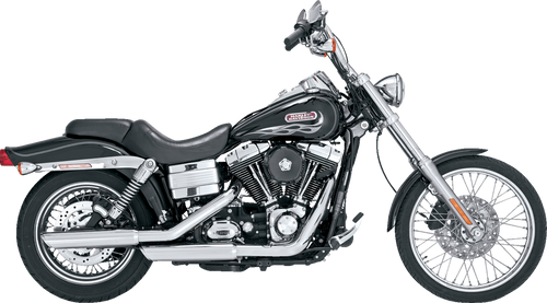 VANCE & HINES 16337 3" Twin Slash Slip-On Muffler - Chrome