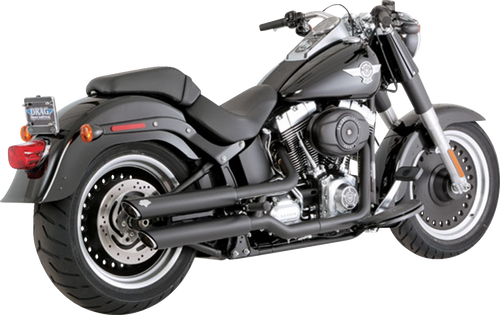 VANCE & HINES 46343 3" Twin Slash Slip-On Mufflers - Black