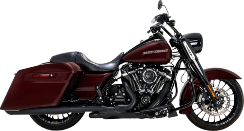 VANCE & HINES 46672 Twin Slash Slip-On Muffler - Black - FL - Black FL