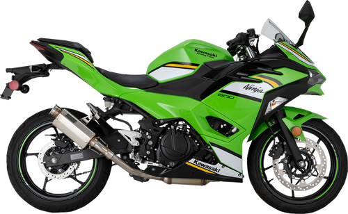 VANCE & HINES 33601 VS-6 Slip-On Muffler - Stainless Steel - Kawasaki Z/Ninja 500 - Stainless Steel Kawasaki Z/Ninja 500