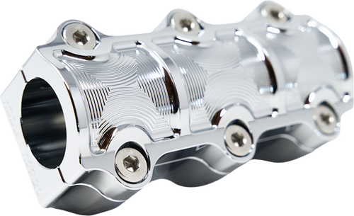 KODLIN USA K55119 Big Block Risers - Includes Clamp Chrome