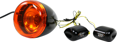 KODLIN USA K68459 Elypse LED Front Turn Signals - Black