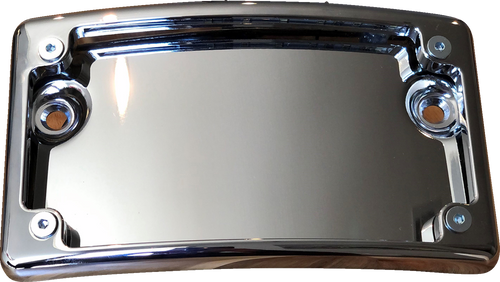 KODLIN USA KUS20101 Curved License Plate Kit - Curved Chrome