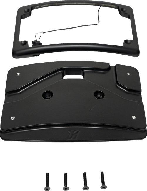 KODLIN USA KUS20102 License Plate Kit - Curved Black