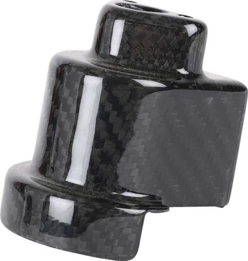 THRASHIN SUPPLY CO. TSC-3033-0 Cover Steering Lock - Gloss Weave Carbon Fiber