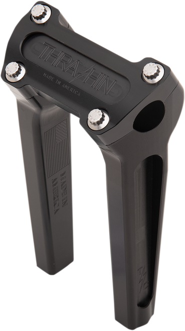 THRASHIN SUPPLY CO. TSC-8000-1 Handlebar Risers - Straight 8" Black