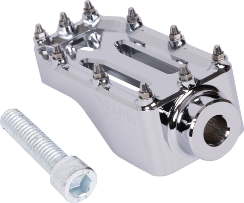 THRASHIN SUPPLY CO. TSC-2221-3 Aggressor Brake Pedal - Chrome Touring