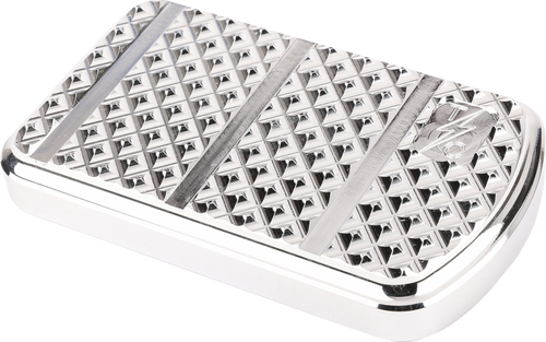 THRASHIN SUPPLY CO. TSC-2201-3 Brake Pedal Pad - Chrome FL