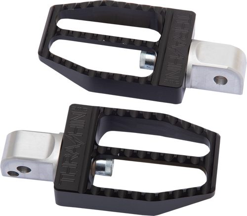 THRASHIN SUPPLY CO. TSC-2019-1-SR Militant Foot Pegs - Black Softail