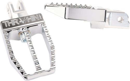 THRASHIN SUPPLY CO. TSC-2019-3-SF Militant Foot Pegs - Front Chrome