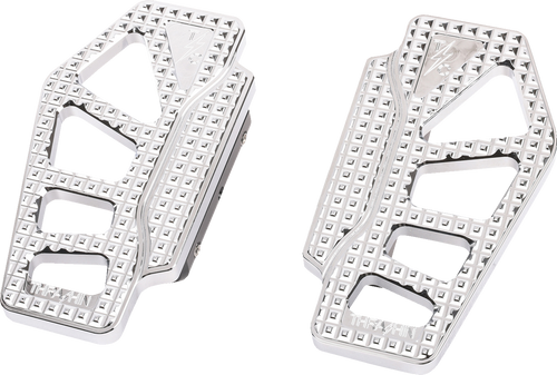 THRASHIN SUPPLY CO. TSC-2217-3-BR Apex Mini Floorboards - Passenger Chrome