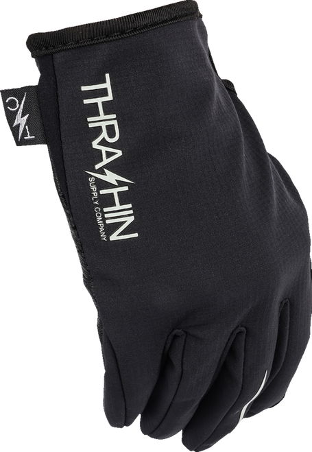 THRASHIN SUPPLY CO. SV1-19-09 Windbreaker Stealth Gloves - Black Medium