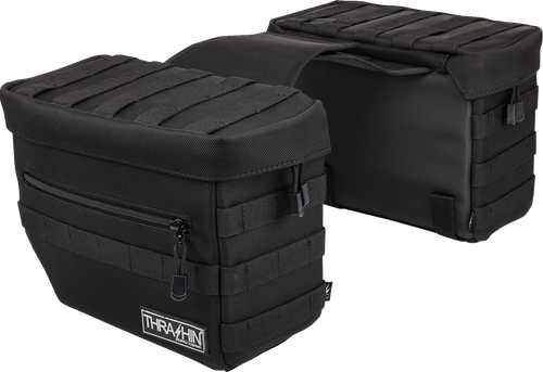 THRASHIN SUPPLY CO. TSB-0006 Essential Saddlebags - Black