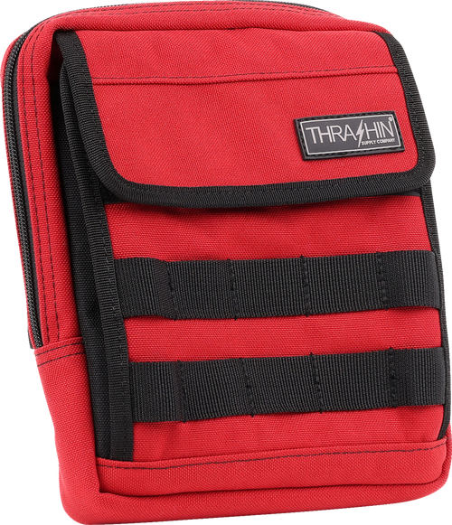 THRASHIN SUPPLY CO. THB-0034 Handlebar Bag Slim - Slim Red