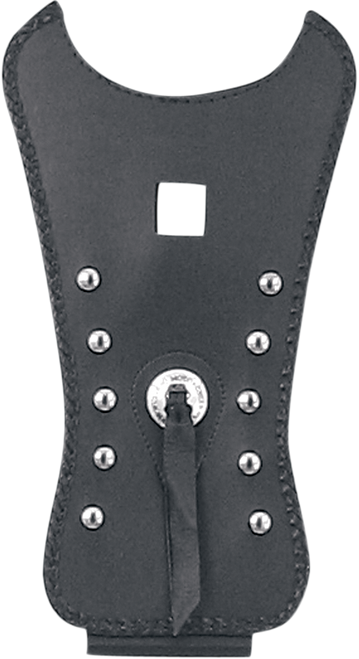 MUSTANG 93152 Cruiser Tank Bib - Studs/Concho Black Yamaha