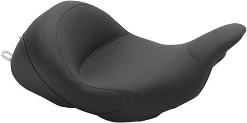 MUSTANG 76078 Lowdown™ Solo Seat — without Backrest - No Driver Backrest Smooth FL '08-'25