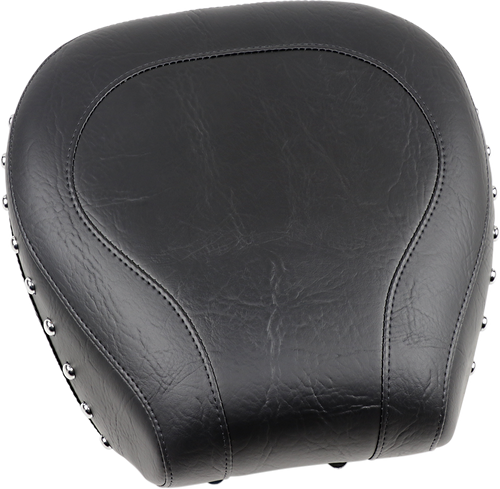 MUSTANG 75509 Wide Rear Seat - Studded Black Softail '84-'99