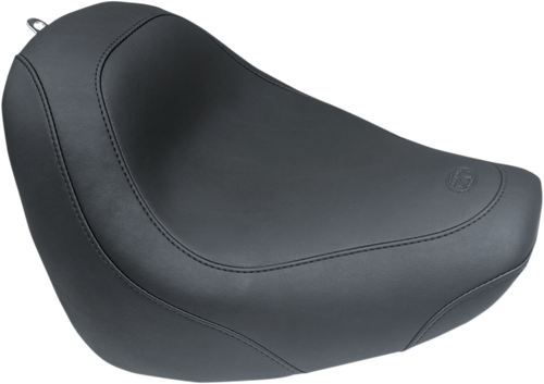 MUSTANG 75704 Wide Tripper™ Solo Seat - Wide Tripper™ Solo without Backrest Smooth Black