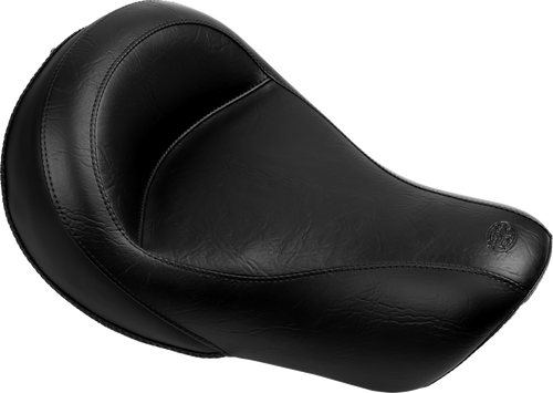 MUSTANG 76107 Solo Seat — Plain - No Studs Dyna '06-'17