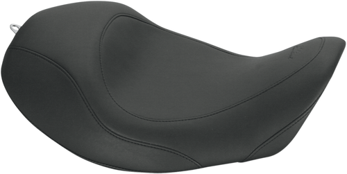 MUSTANG 76707 Wide Tripper™ Seat - Plain Black Dyna '06-'17