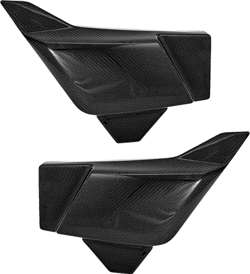 SADDLEMEN CF-823-07-003 Carbon Fiber Side Cover - Carbon Fiber/Gloss HD Touring/Trike '23-'25