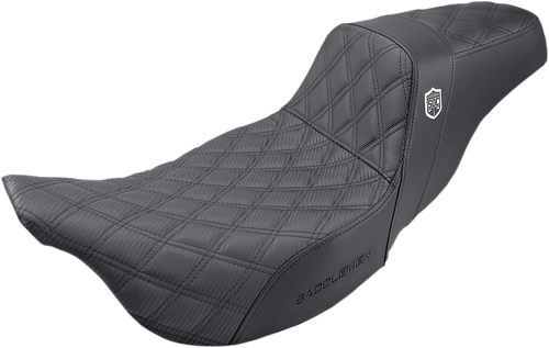 SADDLEMEN SC80807D0 Pro Series SDC Performance Grip Seat - w/o Backrest Lattice Stitch FL '08 -'23