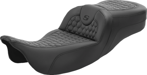 SADDLEMEN 808-07B-190 Honeycomb Roadsofa™ Seat - Honeycomb Extended Reach FL '08-'24