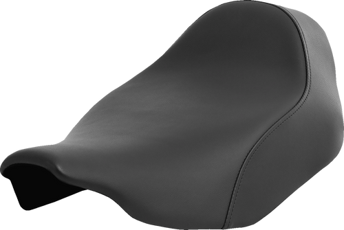 SADDLEMEN 823-07-002 Renegade™ Solo Seat - Black Plain FLT/FLH '23-'24